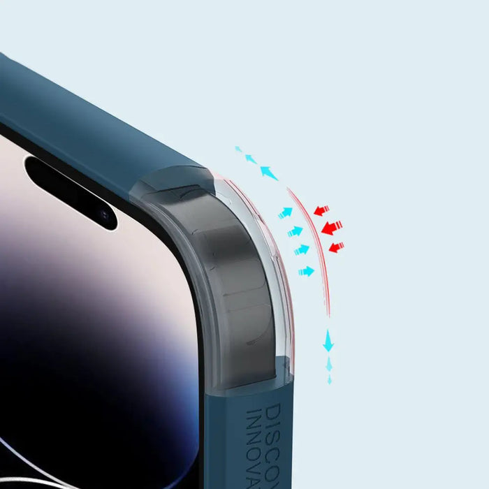 Nillkin Super Frosted Shield Pro case for iPhone 14 Pro back cover blue - Cell phone cases and covers<<<HurtelXML