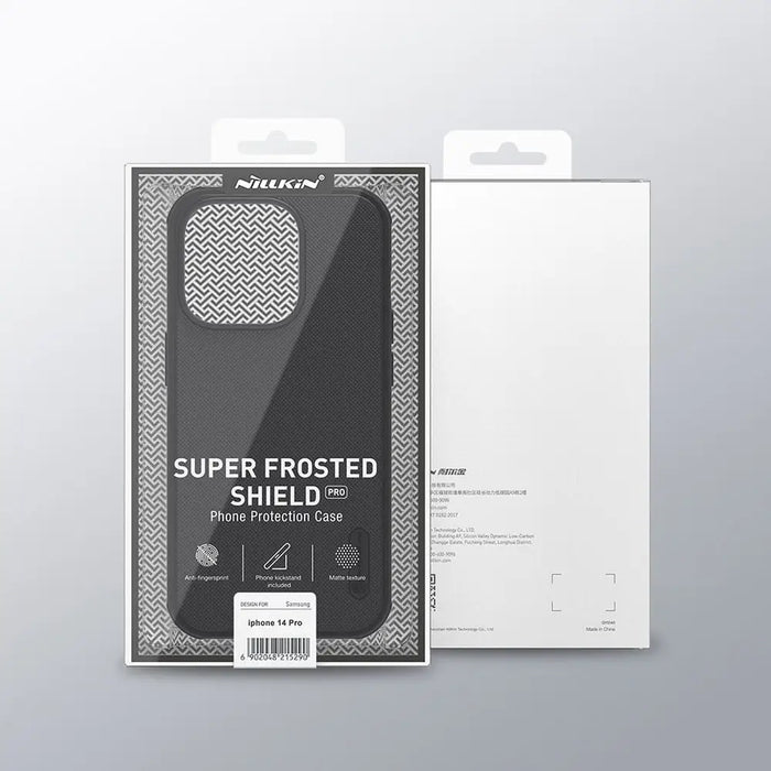 Nillkin Super Frosted Shield Pro case for iPhone 14 Pro back cover blue - Cell phone cases and covers<<<HurtelXML