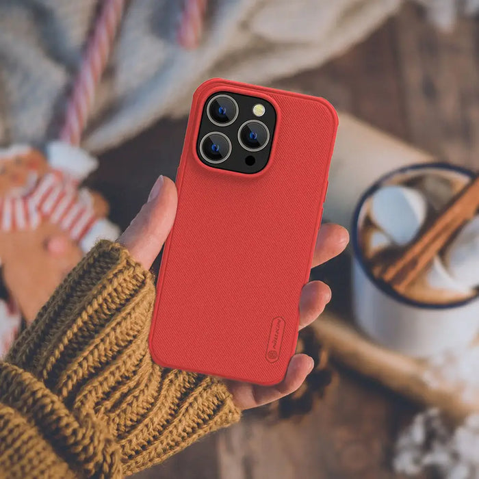Nillkin Super Frosted Shield Pro case for iPhone 14 Pro back cover blue - Cell phone cases and covers<<<HurtelXML