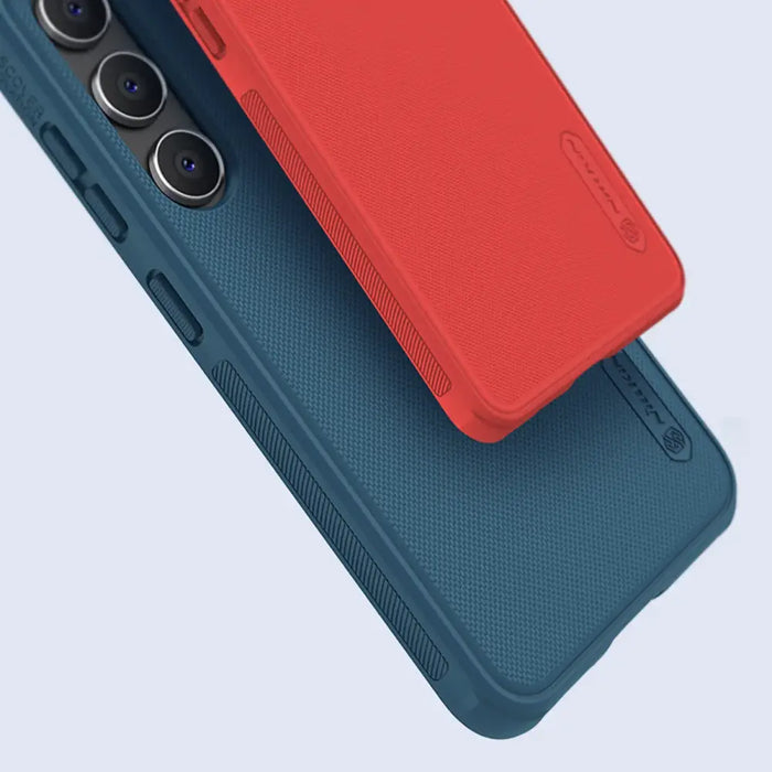 Nillkin Super Frosted Shield Pro case for Samsung Galaxy S23+ armored cover + phone stand blue - Cell phone cases