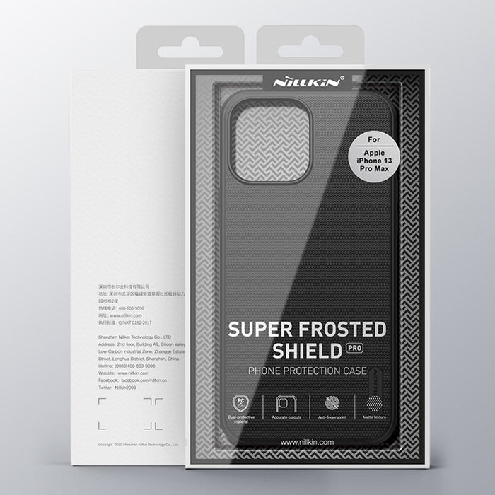 Nillkin Super Frosted Shield Pro durable case cover for iPhone 13 Pro Max blue - Cell phone cases and covers<<<HurtelXML