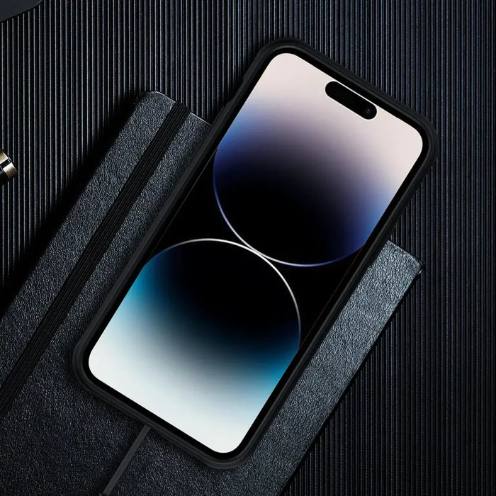 Nillkin Super Frosted Shield Pro Magnetic Case for iPhone 14 Pro Max with MagSafe magnetic blue - Cell phone cases