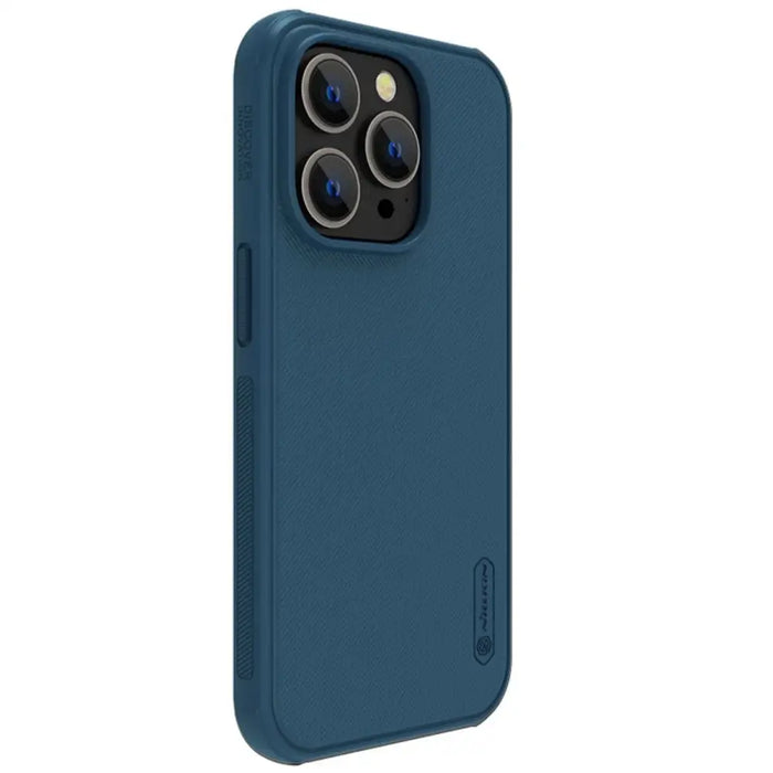 Nillkin Super Frosted Shield Pro Magnetic Case for iPhone 14 Pro Max with MagSafe magnetic blue - Cell phone cases