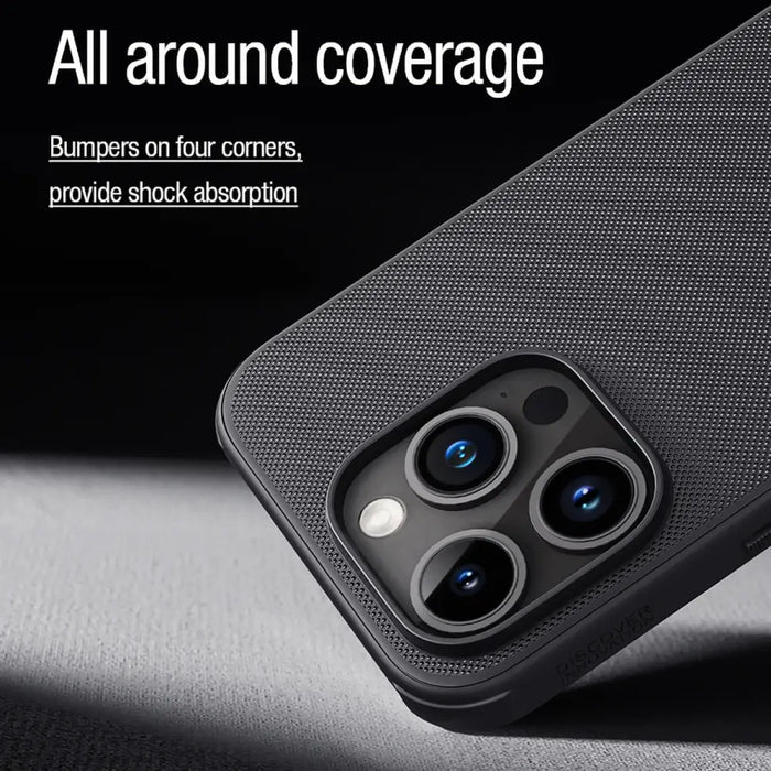 Nillkin Super Frosted Shield Pro Magnetic Case for iPhone 15 Pro - black - Cell phone cases and covers<<<HurtelXML