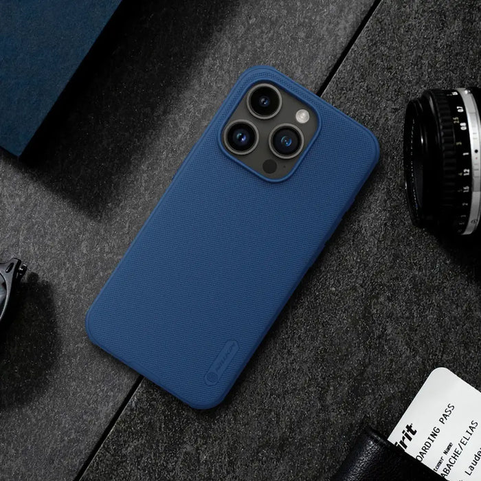 Nillkin Super Frosted Shield Pro Magnetic Case for iPhone 15 Pro - black - Cell phone cases and covers<<<HurtelXML