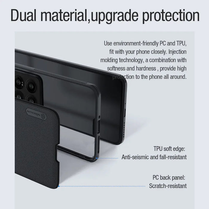 Nillkin Super Frosted Shield Pro Magnetic Case for Xiaomi 14 - black - Cell phone cases and covers<<<HurtelXML