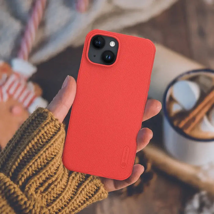 Nillkin Super Frosted Shield Pro reinforced case for iPhone 15 Pro Max - blue - Cell phone cases and covers<<<HurtelXML