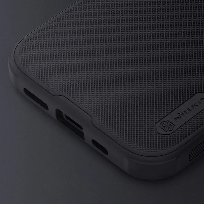 Nillkin Super Frosted Shield Pro reinforced case for iPhone 15 Pro Max - blue - Cell phone cases and covers<<<HurtelXML