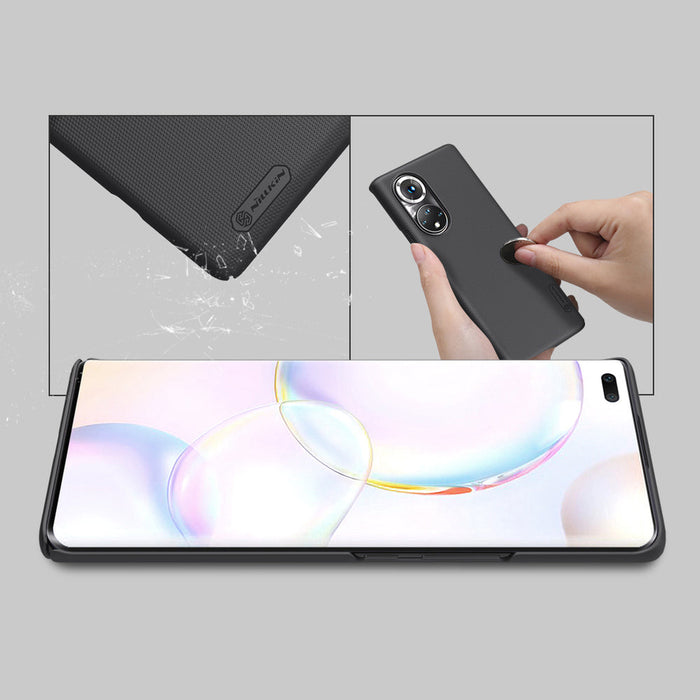 Nillkin Super Frosted Shield reinforced case cover for Honor 50 Pro black - Cell phone cases and covers<<<HurtelXML