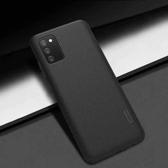 Nillkin Super Frosted Shield reinforced case cover for Samsung Galaxy A02s EU black - Cell phone cases