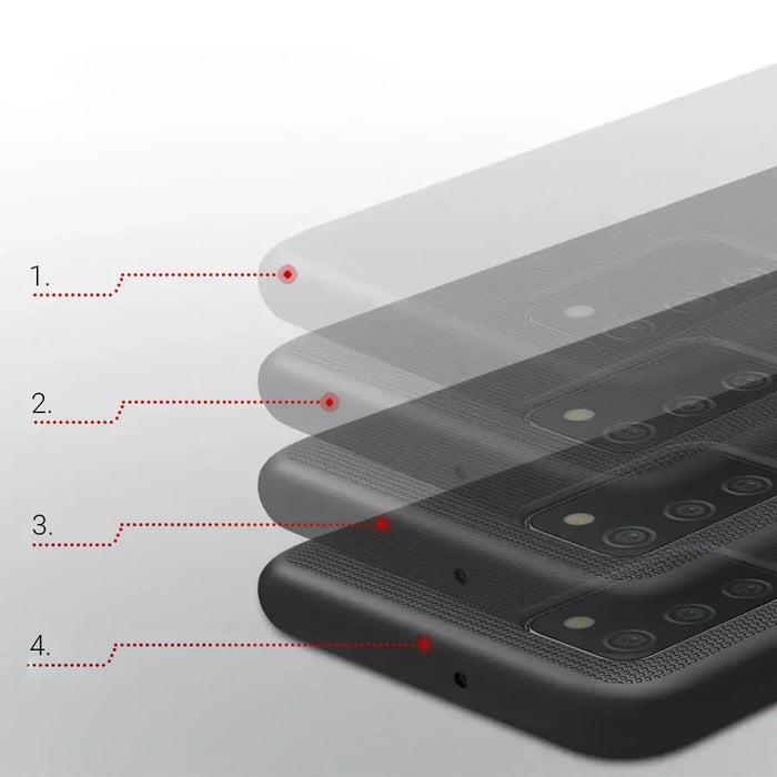 Nillkin Super Frosted Shield reinforced case cover for Samsung Galaxy A02s EU black - Cell phone cases