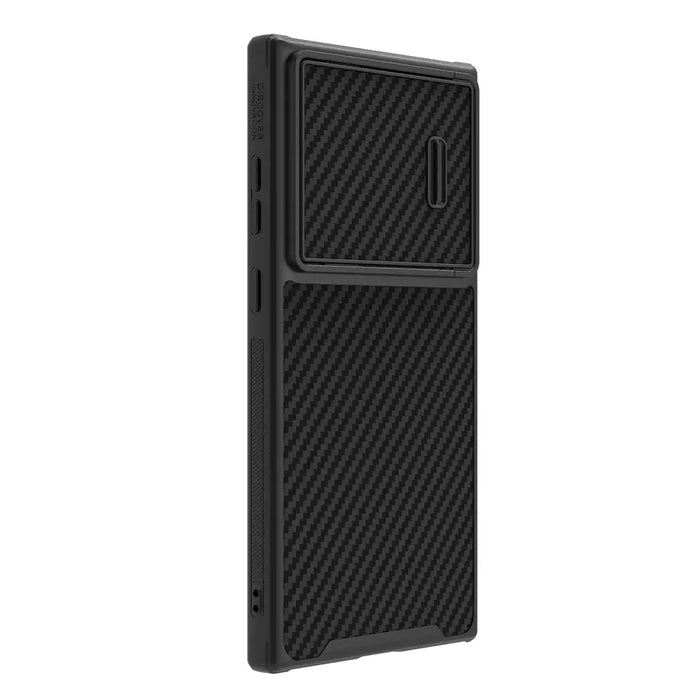 Nillkin Synthetic Fiber S Case for Samsung Galaxy S23 Ultra camera cover black - Cell phone cases and covers<<<HurtelXML
