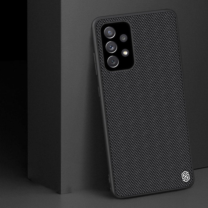 Nillkin Textured Case durable reinforced case with gel frame and nylon back for Samsung Galaxy A72 4G black - Cell