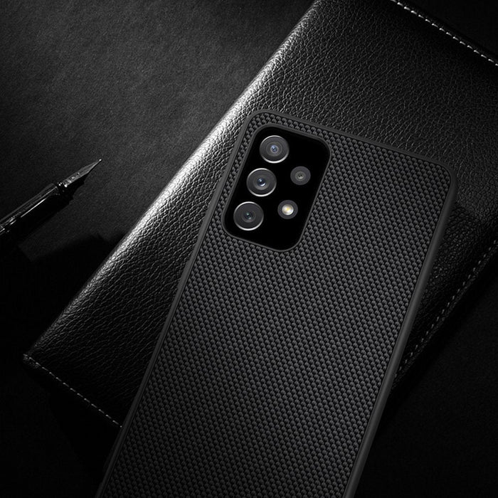 Nillkin Textured Case durable reinforced case with gel frame and nylon back for Samsung Galaxy A72 4G black - Cell