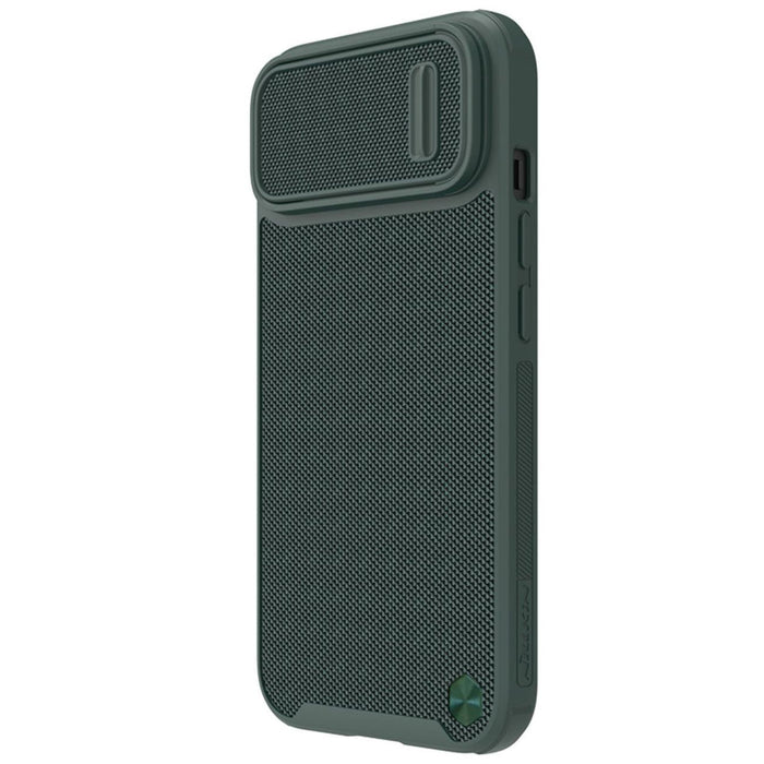 Nillkin Textured S Case for iPhone 14 armored cover with camera cover green - Cell phone cases and covers<<<HurtelXML