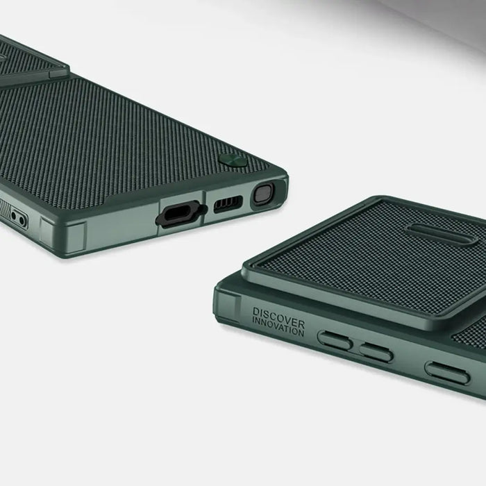 Nillkin Textured S Case for Samsung Galaxy S22 Ultra armored cover with camera cover green - Cell phone cases