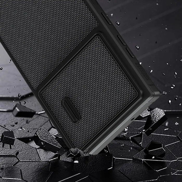 Nillkin Textured S Case for Samsung Galaxy S22 Ultra armored cover with camera cover blue - Cell phone cases