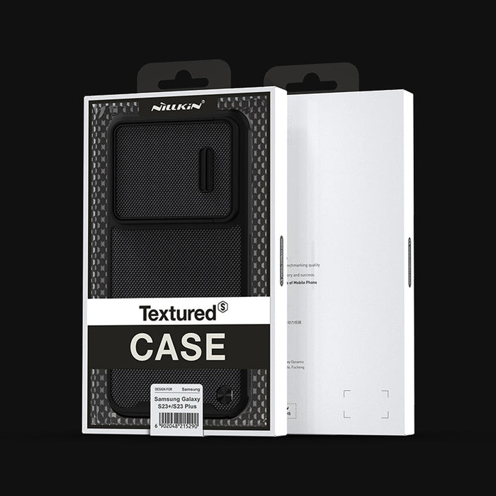 Nillkin Textured S Case for Samsung Galaxy S23 armored cover with camera cover black - Cell phone cases