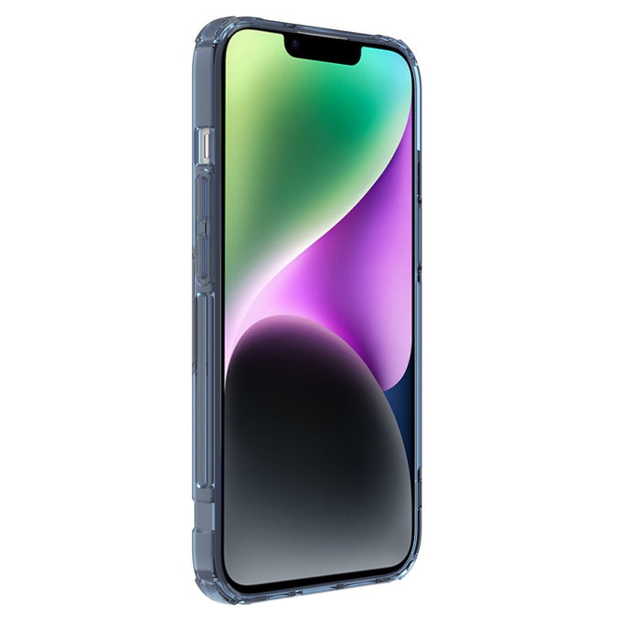 Nillkin Nature Pro iPhone 14 Plus case, armored cover, blue cover