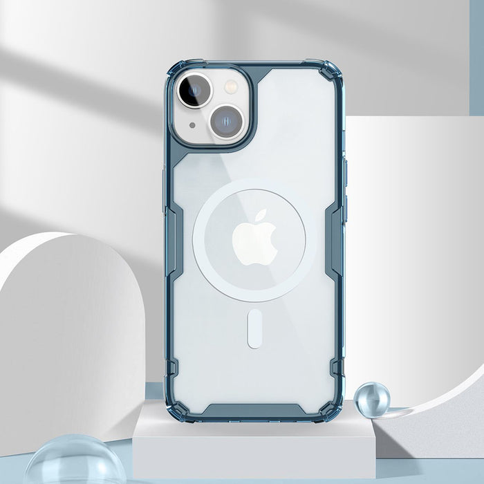 Nillkin Nature Pro Magnetic Case iPhone 14 Plus magnetic case MagSafe blue