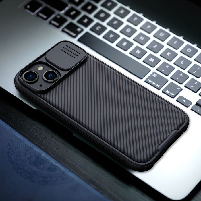 Nillkin CamShield Pro Magnetic Case iPhone 14 Plus Cover Camera Protector Black (with MagSafe)