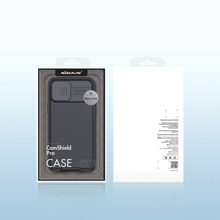 Nillkin CamShield Pro Magnetic Case iPhone 14 Plus Cover Camera Protector Blue (with MagSafe)