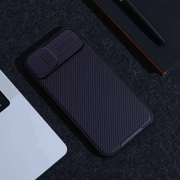 Nillkin CamShield Pro Case iPhone 14 Plus Armor Cover Camera Protector Black