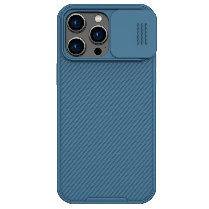 Nillkin CamShield Pro Case iPhone 14 Pro Max Armored Cover Camera Protector Blue