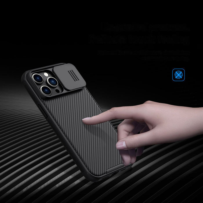 Nillkin CamShield Pro Case iPhone 14 Pro Max Armored Cover Camera Protector Green