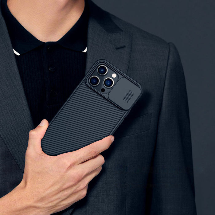 Nillkin CamShield Pro Case iPhone 14 Pro Max Armored Cover Camera Protector Green