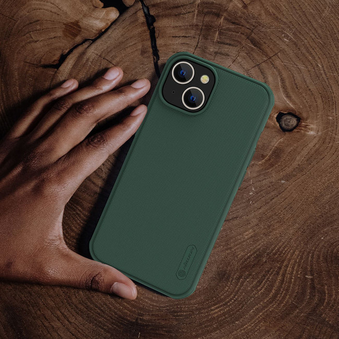 Nillkin Super Frosted Shield Pro case for iPhone 14 Plus back cover green