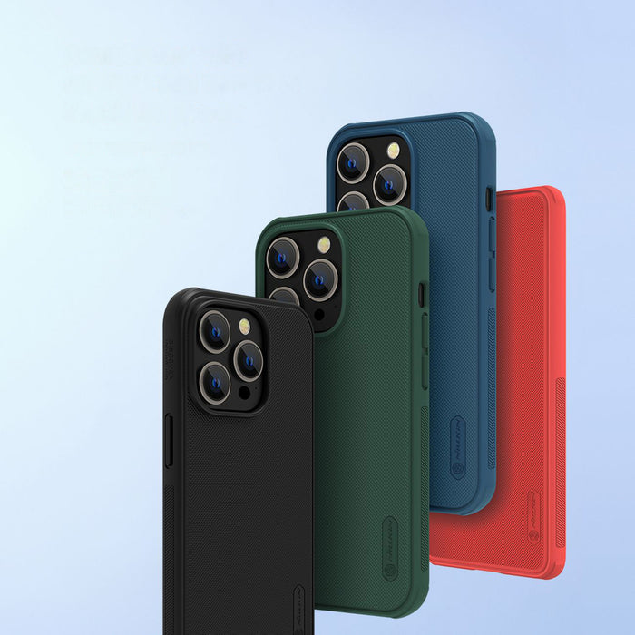 Nillkin Super Frosted Shield Pro case for iPhone 14 Pro Max back cover blue