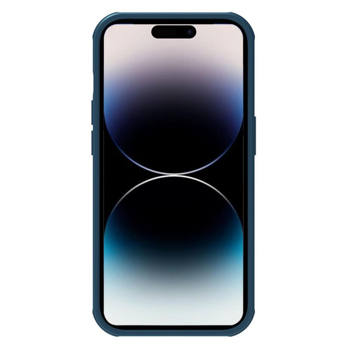 Nillkin Super Frosted Shield Pro case for iPhone 14 Pro Max back cover blue