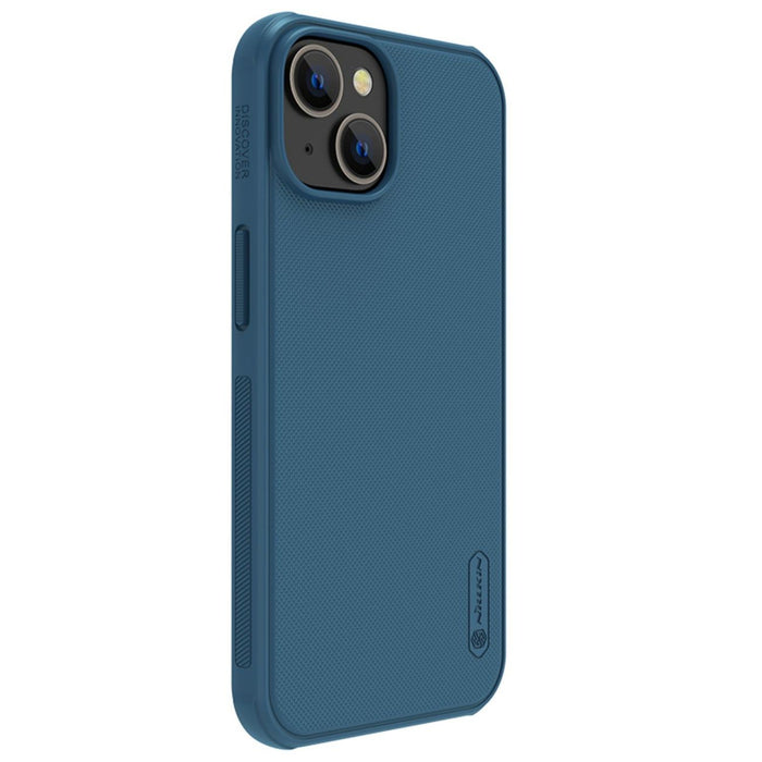 Nillkin Super Frosted Shield Pro Magnetic Case for iPhone 14 Plus with MagSafe magnetic blue