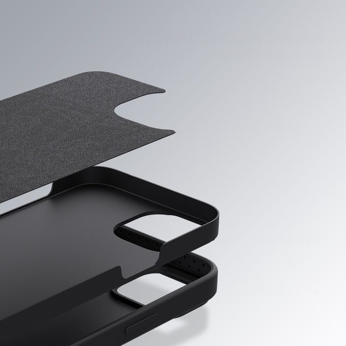 Nillkin CamShield Silky Silicone Case iPhone 14 Plus Case with Camera Protector Blue