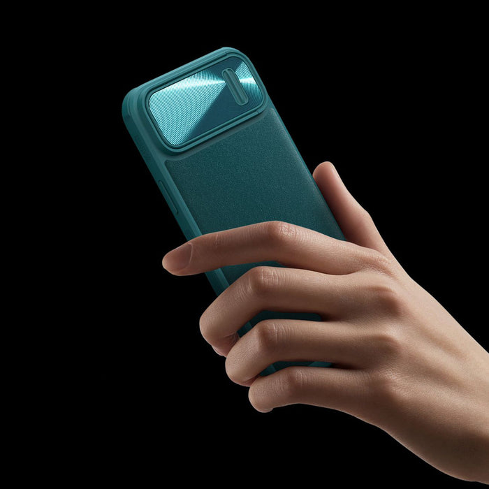 Nillkin CamShield Leather S Case iPhone 14 case cover with camera cover black