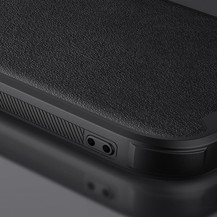 Nillkin CamShield Leather S Case iPhone 14 Plus case with camera cover black