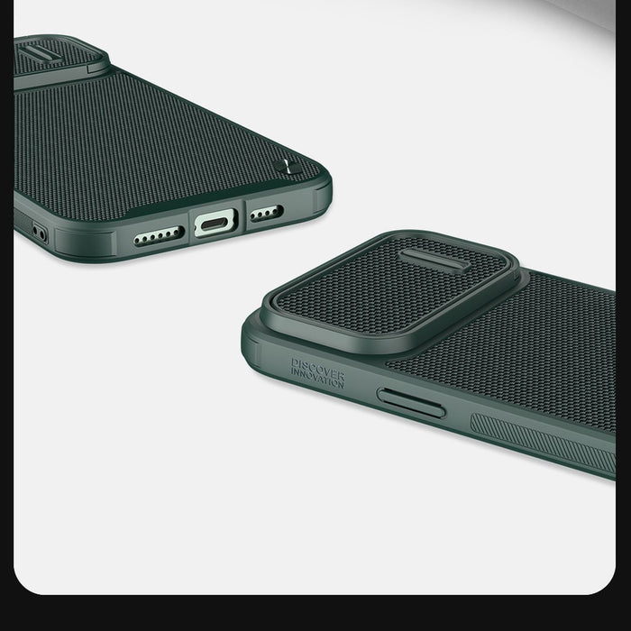 Nillkin Textured S Case for iPhone 14, armored cover with camera cover, black