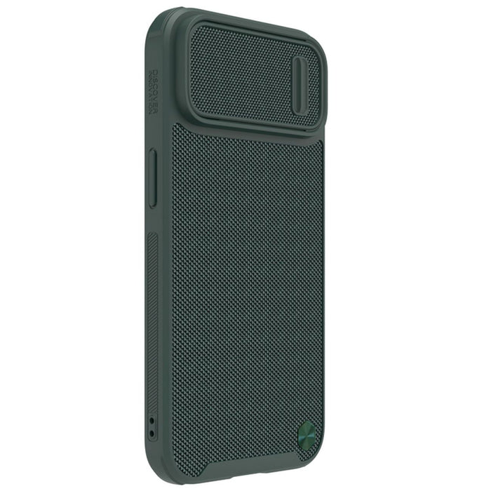 Nillkin Textured S Case for iPhone 14, armored cover with camera cover, green