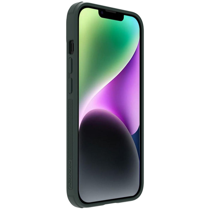 Nillkin Textured S Case iPhone 14 Plus armored cover with camera cover green