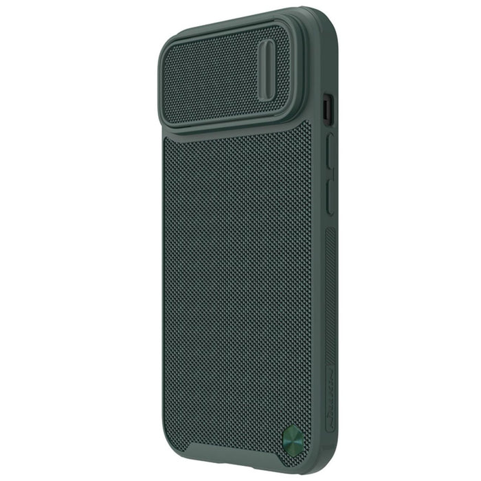 Nillkin Textured S Case iPhone 14 Plus armored cover with camera cover green
