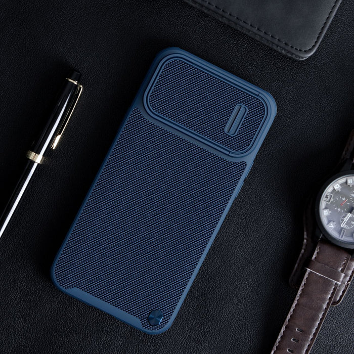 Nillkin Textured S Case iPhone 14 Pro Max case with camera cover black
