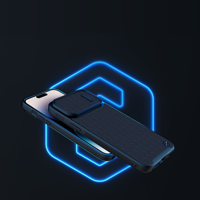 Nillkin Textured S Case iPhone 14 Pro Max case with camera cover black