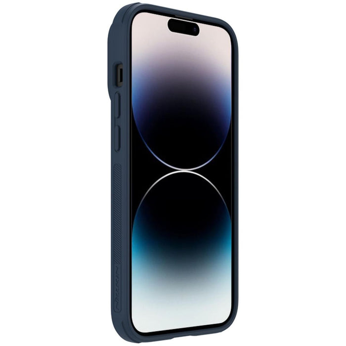Nillkin Textured S Case iPhone 14 Pro Max armored cover with camera cover blue