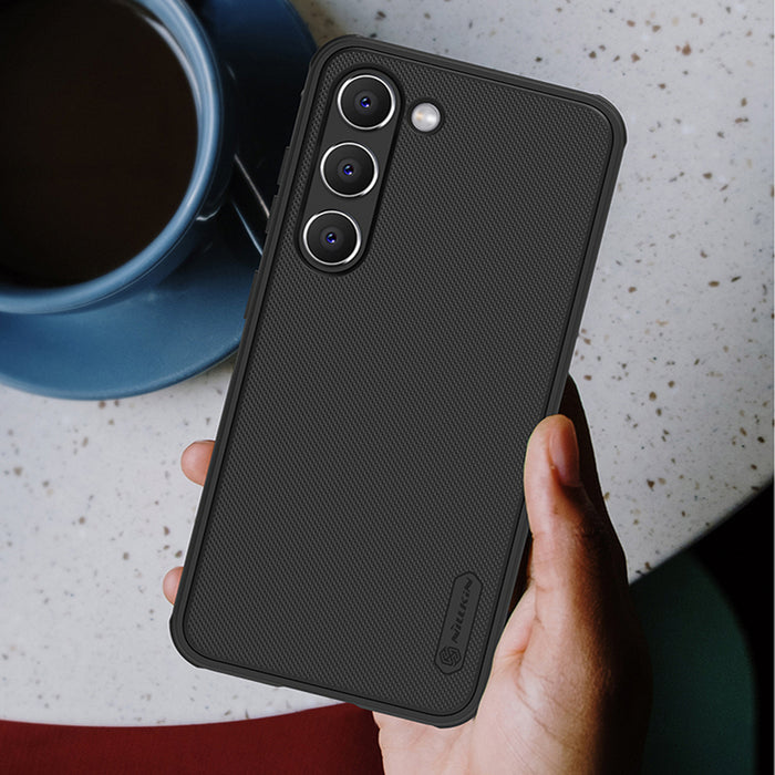 Nillkin Super Frosted Shield Pro case for Samsung Galaxy S23+ armored cover + phone stand red