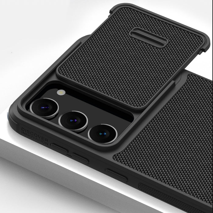 Nillkin Textured S Case for Samsung Galaxy S23+ armored cover with camera cover black