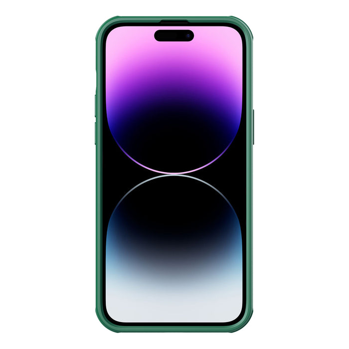 Nillkin CamShield S Case iPhone 14 Pro Max Armored Cover Camera Protector Green