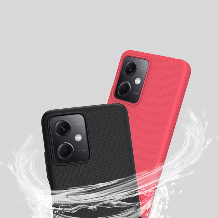 Nillkin Super Frosted Shield Case for Xiaomi Redmi Note 12 5G / Poco X5 5G Phone Cover Black
