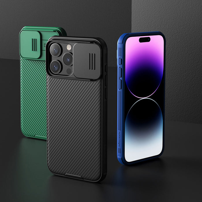 Nillkin CamShield Pro Magnetic Case for iPhone 15 Pro Max with Camera Protector - Blue