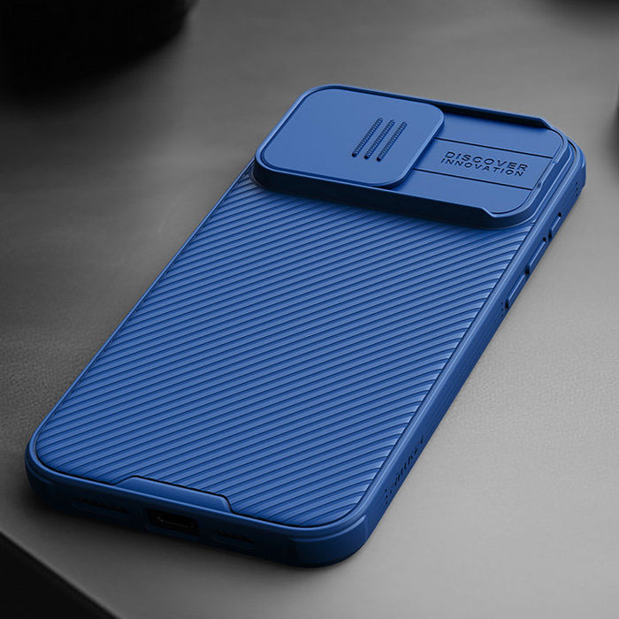 Nillkin CamShield Pro Magnetic Case for iPhone 15 Plus with Camera Protector - Blue